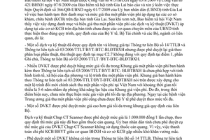 Công văn 3209/BHXH-CSYT phê duyệt giá thu một phần viện phí các dịch vụ kỹ thuật