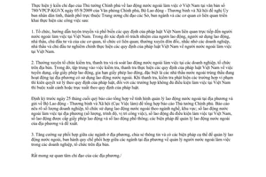 Công văn 3353/LĐTBXH-VL lao động nước ngoài làm việc ở Việt Nam