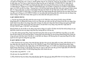 Công văn 4527/UBND-CN điều chỉnh dự toán xây dựng công trình