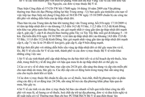 Công điện 7145/CĐ-BYT kịp thời đối phó diễn biến xấu vùng áp thấp nhiệt đới có thể gây mưa lớn tố, lốc