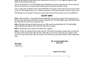 Quyết định 2984/QĐ-UBND công bố bộ thủ tục hành chính chung áp dụng tại cấp xã