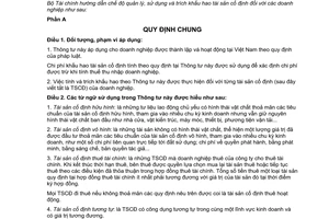 Thông tư 203/2009/TT-BTC hướng dẫn chế độ quản lý, sử dụng  trích khấu hao tài sản cố định