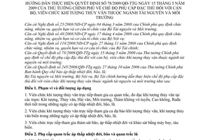 Thông tư liên tịch 18/2009/TTLT-BTNMT-BNV-BTC hướng dẫn Quyết định 78/2009/QĐ-TTg  chế độ phụ cấp đặc thù cán bộ viên chức khí tượng thủy văn
