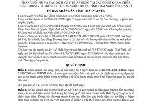 Quyết định 31/2009/QĐ-UBND điều chỉnh Quyết định 2340/2007/QĐ- UBND