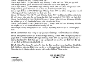 Thông tư 32/2009/TT-BGDĐT  ban hành quy định đánh giá  xếp loại học sinh tiểu học