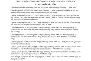 Quyết định 2348/QĐ-UBND 2009 phê duyệt đơn giá khảo sát thiết kế công trình lâm sinh Thừa Thiên Huế