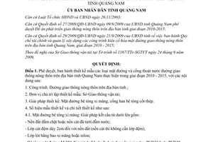 Quyết định 3325/QĐ-UBND thiết kế mẫu đơn giá xây dựng mặt đường
