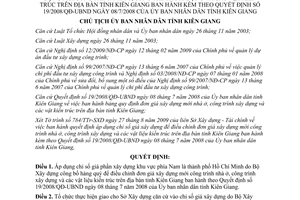 Quyết định 2459/QĐ-UBND  áp dụng chỉ số giá phần xây dựng