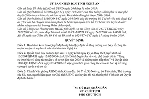 Quyết định 92/2009/QĐ-UBND tăng cường cán bộ y tế công tác tuyến huyện tuyến xã trên địa bàn tỉnh Nghệ An