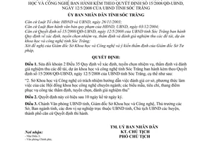 Quyết định 34/2009/QĐ-UBND sửa đổi Quyết định 15/2008/QĐ-UBND