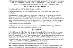 Quyết định 96/2009/QĐ-UBND bổ sung Quyết định 08/2008/QĐ-UBND Nghệ An