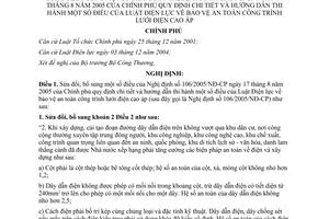 Nghị định 81/2009/NĐ-CP sửa đổi Nghị định 106/2005/NĐ-CP