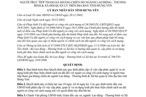 Quyết định 20/2009/QĐ-UBND kinh phí chính sách ưu đãi người có công Hưng Yên