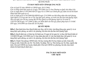 Quyết định 51/2009/QĐ-UBND Quy chế đóng góp quản lý sử dụng Quỹ quốc phòng