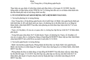 Công văn 5529/SYT-NVY-TCKT hướng dẫn triển khai thực hiện chính sách bảo hiểm y tế