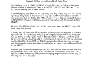 Công văn 2509/BKHCN-VPĐK  hướng dẫn thực hiện Thông tư 10/2005/TT-BKHCN