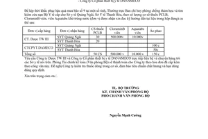 Công văn 6816/BYT-VPB7 xuất  hàng phục vụ công tác phòng chống lụt bão năm 2009