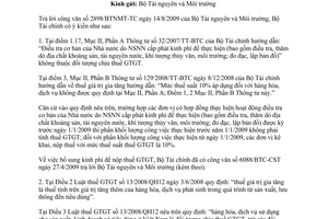 Công văn 14573/BTC-TCT  thuế giá trị gia tăng hoạt động điều tra cơ bản