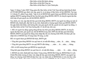 Công văn 3782/BHXH-CST 2009 hướng dẫn xác nhận trên sổ bảo hiểm xã hội