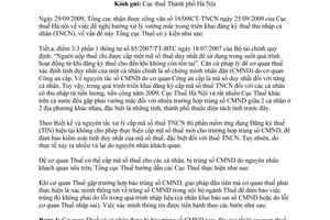 Công văn 4313/TCT-CNTT xử lý trùng chứng minh thư triển khai đăng ký thuế thu nhập cá nhân 2009