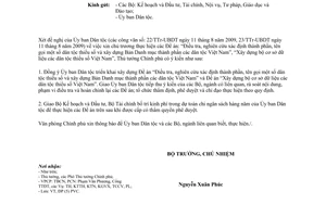 Công văn 7557/VPCP-ĐP xây dựng đề án nghiên cứu thành phần tên gọi cơ sở dữ liệu