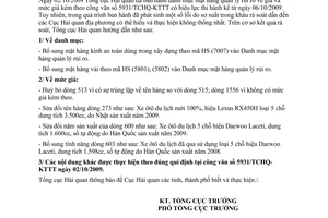 Công văn 6499/TCHQ-KTTT vướng mắc thực hiện công văn 5931/TCHQ-KTTT