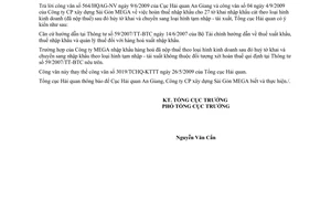 Công văn 6472/TCHQ-KTTT hoàn thuế nhập khẩu