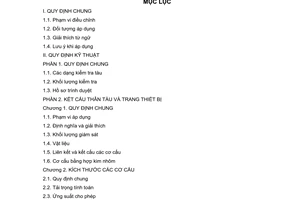 Quy chuẩn kỹ thuật Quốc gia QCVN 03:2009/BGTVT về giám sát kỹ thuật và đóng tàu biển cỡ nhỏ do Bộ Giao thông vận tải ban hành