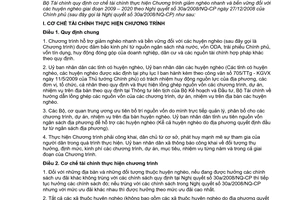 Thông tư 199/2009/TT-BTC  cơ chế tài chính thực hiện chương trình hỗ trợ giảm nghèo nhanh và bền vững  các huyện nghèo