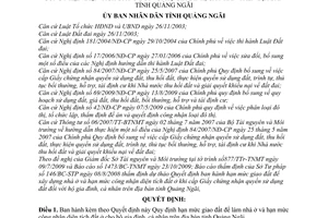 Quyết định 54/2009/QĐ-UBND hạn mức giao đất làm nhà ở công nhận diện tích đất ở cho hộ gia đình, cá nhân