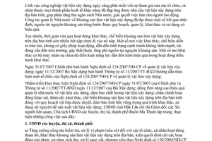 Chỉ thị 06/2009/CT-UBND  tăng cường quản lý khoáng sản làm vật liệu xây dựng trên địa bàn tỉnh Đắk Lắk