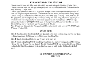 Quyết định 80/2009/QĐ-UBND tổ chức hoạt động Chi cục Quản lý đất đai