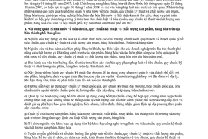 Chỉ thị 19/2009/CT-UBND phân công trách nhiệm quản lý nhà nước tiêu chuẩn quy chuẩn kỹ thuật chất lượng sản phẩm, hàng hóa