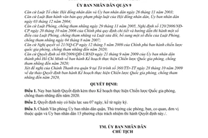 Quyết định 26/2009/QĐ-UBND Kế hoạch thực hiện Chiến lược Quốc gia phòng, chống tham nhũng đến năm 2020