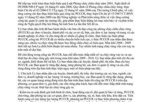 Chỉ thị 34/2009/CT-UBND biện pháp phòng cháy chữa cháy rừng mùa khô hanh Sơn La