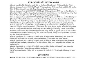 Quyết định 24/2009/QĐ-UBND Quy chế tổ chức hoạt động  Phòng Giáo dục Đào tạo huyện Cần Giờ