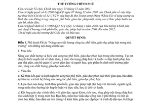 Quyết định 1928/QĐ-TTg phê duyệt Đề án Nâng cao chất lượng công tác phổ biến, giáo dục pháp luật trong nhà trường