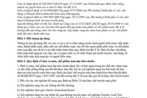 Thông tư 21/2009/TT-BYT hướng dẫn mức chi công tác tiếp nhận, sàng lọc máu toàn phần điều chế các chế phẩm máu đạt tiêu chuẩn