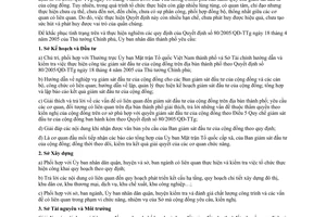 Chỉ thị 15/2009/CT-UBND tăng cường thực hiện công tác giám sát đầu tư của cộng đồng