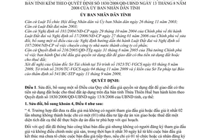 Quyết định 2608/2009/QĐ-UBND sửa đổi Quy chế đấu giá quyền sử dụng đất giao đất có thu tiền sử dụng đất hoặc cho thuê đất