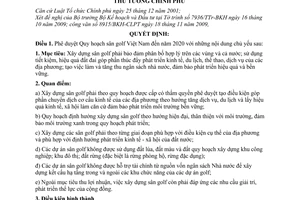 Quyết định 1946/QĐ-TTg phê duyệt Quy hoạch sân golf Việt Nam đến năm 2020