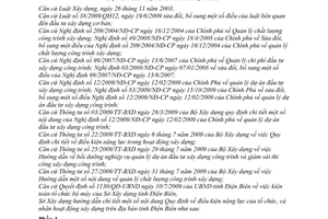 Hướng dẫn 690/HD-SXD  điều kiện năng lực hoạt động xây dựng