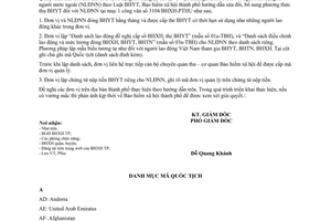 Công văn 3268/BHXH-PTHU sửa đổi  phương thức thu bảo hiểm y tế  người lao động  nước ngoài