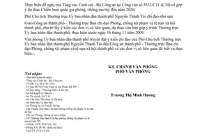 Công văn 8401/VP-VX  góp ý dự thảo Chiến lược quốc gia phòng, chống ma túy đến năm 2020