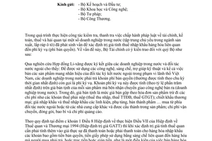 Công văn 16029/BTC-CST xác định trị giá tính thuế nhập khẩu hàng hóa liên quan đến phí kỳ vụ phí bản quyền