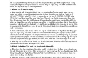 Công văn 8883/NHNN-CSTT cho vay lãi suất thỏa thuận