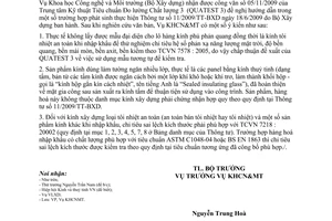 Công văn 506/BXD-KHCN  hướng dẫn thực hiện Thông tư 11/2009/TT-BXD