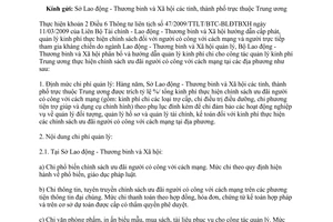 Công văn 4541/LĐTBXH-KHTC 2009 quản lý kinh phí ưu đãi người có công cách mạng