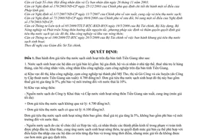 Quyết định 29/2009/QĐ-UBND đơn giá tiêu thụ nước sạch sinh hoạt trên địa bàn tỉnh Tiền Giang