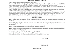 Nghị quyết 24/2009/NQ-HĐND tỷ lệ % tính tiền thuê đất trên địa bàn tỉnh Bình Định